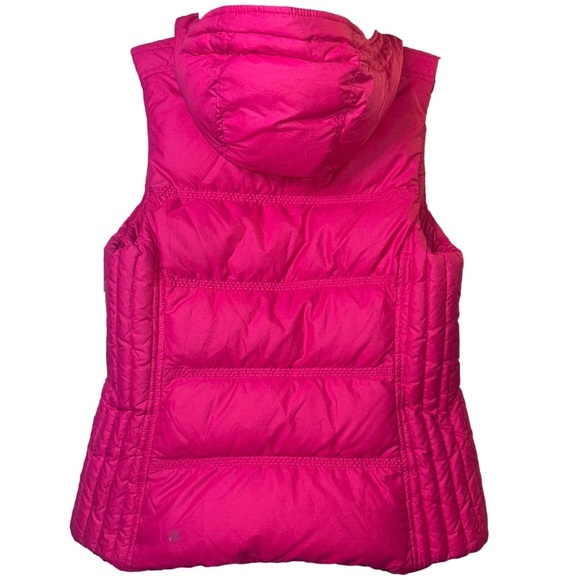 Lululemon Reservable Goose Down Sonic Pink Puffer Vest Med Small Athletica Rare - Picture 3 of 16